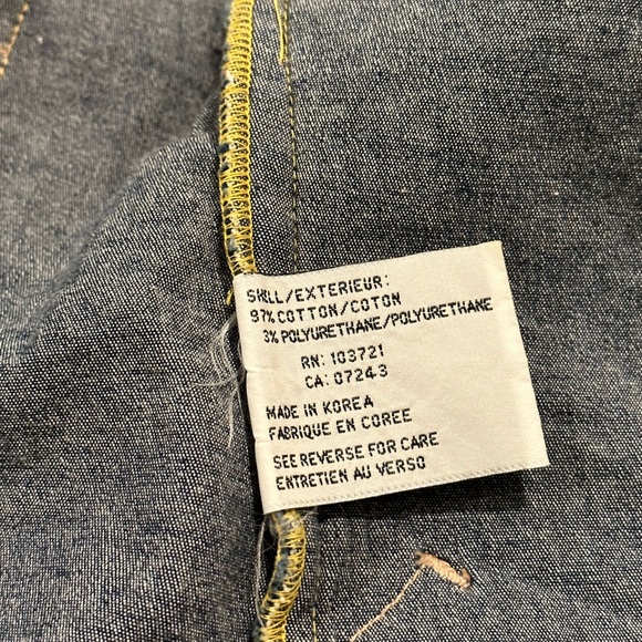 Physical Science Korea Jean Motorcycle Jacket Denim - Picture 5 of 10